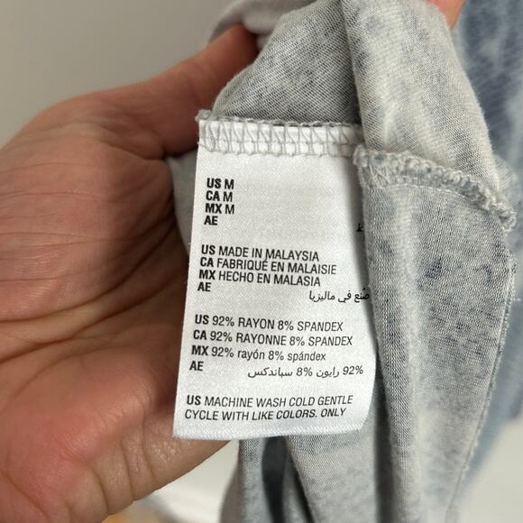 Style & Co. Blue Snakeskin Print Stretchy Dress - Medium Sleeveless - Picture 7 of 7